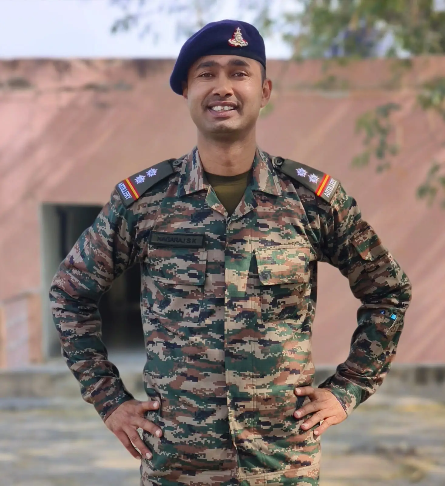 Subedar Nagaraj S K - Chief Physical Training Instructor at National Sports Academy Dharwad coaching cadets for Defence and Agniveer programs